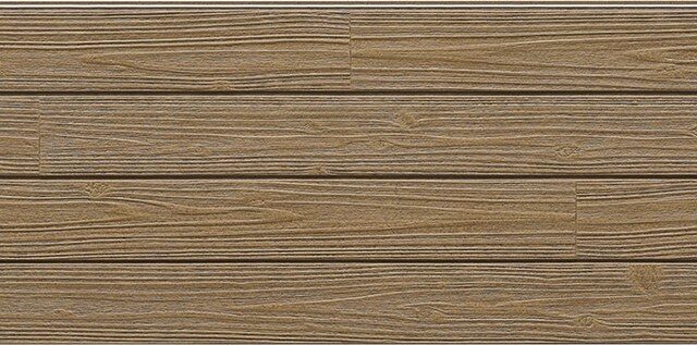 Panel de fachada FH4875U — Efecto madera, Marrón claro