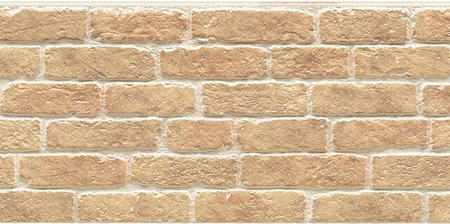 Panel de fachada FH4926U — Efecto ladrillo, Beige