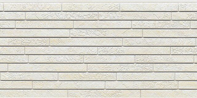 Panel de fachada FH4935U — Efecto ladrillo, Gris claro