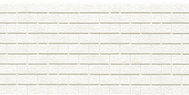 Panel de fachada FH7131U — Efecto ladrillo, Blanco