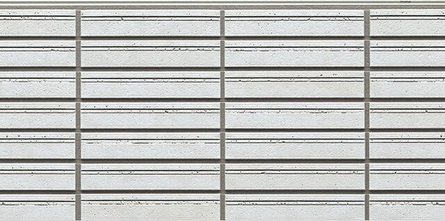 Panel de fachada FH7141A — Efecto ladrillo, Gris claro