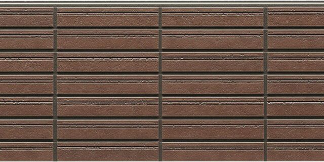 Panel de fachada FH7143A — Efecto ladrillo, Terracota