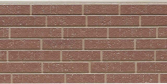 Panel de fachada FH7157A — Efecto ladrillo, Terracota
