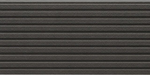 Panel de fachada FH7164U — Stripe, Gris oscuro