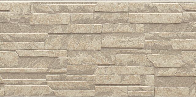 Panel de fachada HCW18111GC — Efecto piedra, Beige