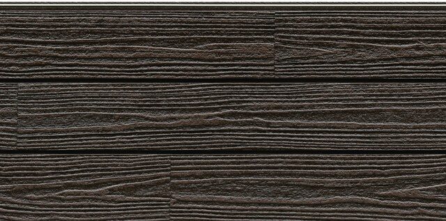 Panel de fachada HCW9143GC — Efecto madera, Gris oscuro