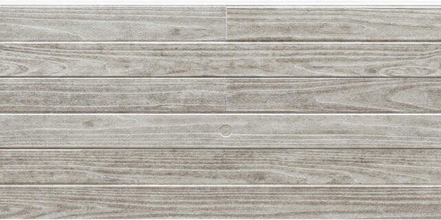 Panel de fachada HFH7432A — Efecto madera, Gris claro