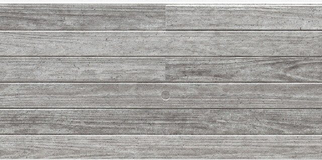 Panel de fachada HFH7435A — Efecto madera, Gris