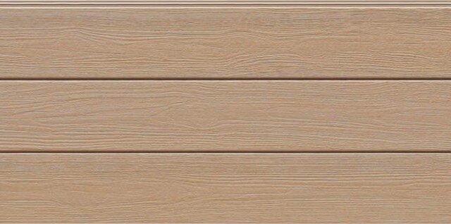 Panel de fachada HFH7451U — Efecto madera, Marrón claro