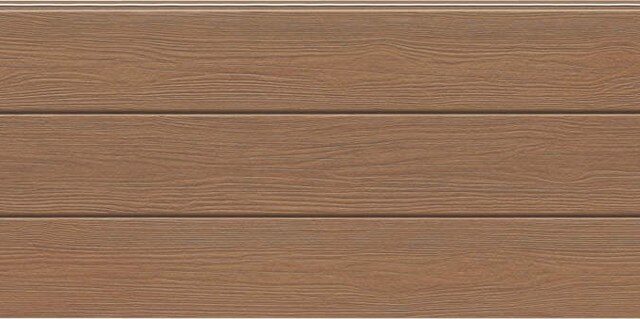 Panel de fachada HFH7453U — Efecto madera, Marrón claro