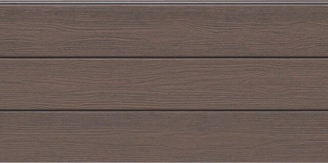 Panel de fachada HFH7454U — Efecto madera, Terracota