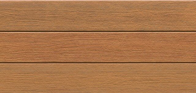 Panel de fachada HFH7456U — Efecto madera, Marrón claro