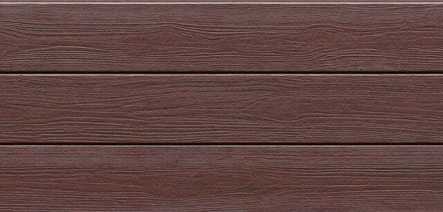 Panel de fachada HFH7457U — Efecto madera, Terracota