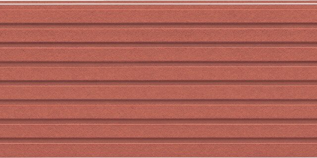 Panel de fachada HFH91312U — Stripe, Terracota