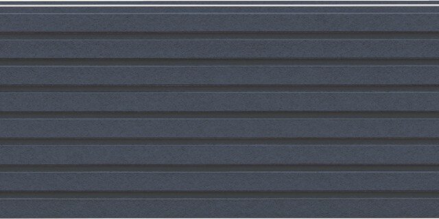 Panel de fachada HFH91314U — Stripe, Gris oscuro