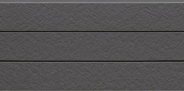 Panel de fachada HFH9198A — Stripe, Gris oscuro